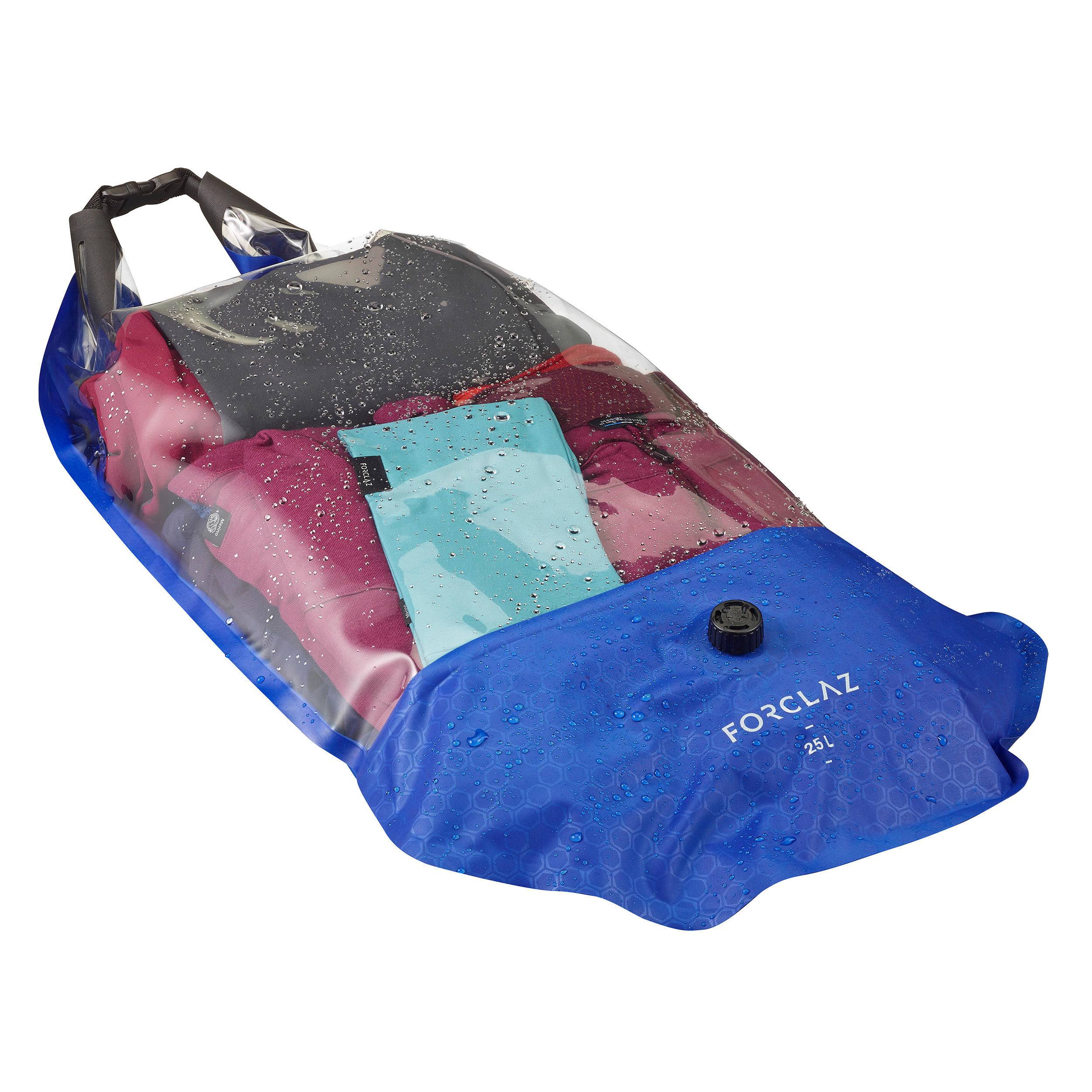 la randonnée sac de compression compact pour le camping les activités de plein air Faderr Sac de compression en nylon pour sac de couchage bleu ciel